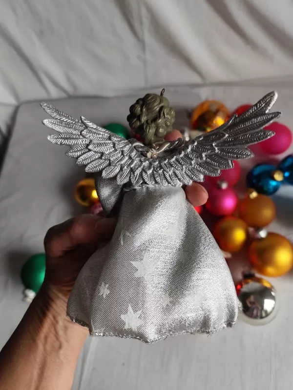 Vintažinių stiklinių Kalėdų eglutės žaisliukų rinkinys Mada in GDR - , namai ir interjeras 3