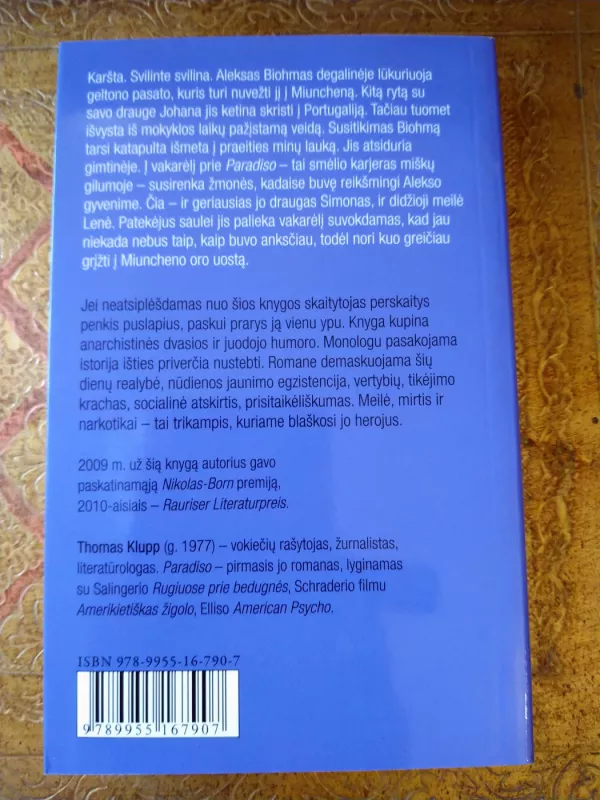 Paradiso - Thomas Klupp, knyga 3