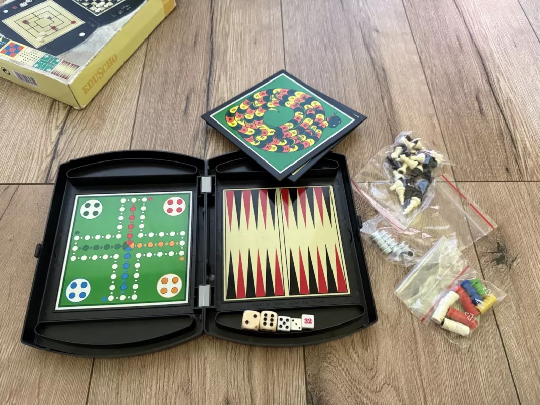 Retro kelioninis magnetinių žaidimų rinkinys - 8 žaidimai - , stalo žaidimas 2