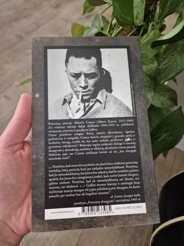 Esė rinktinė III dalis - Albert Camus, knyga 3
