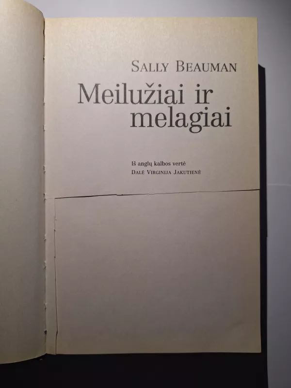 Meilužiai ir melagiai - Sally Beauman, knyga 3