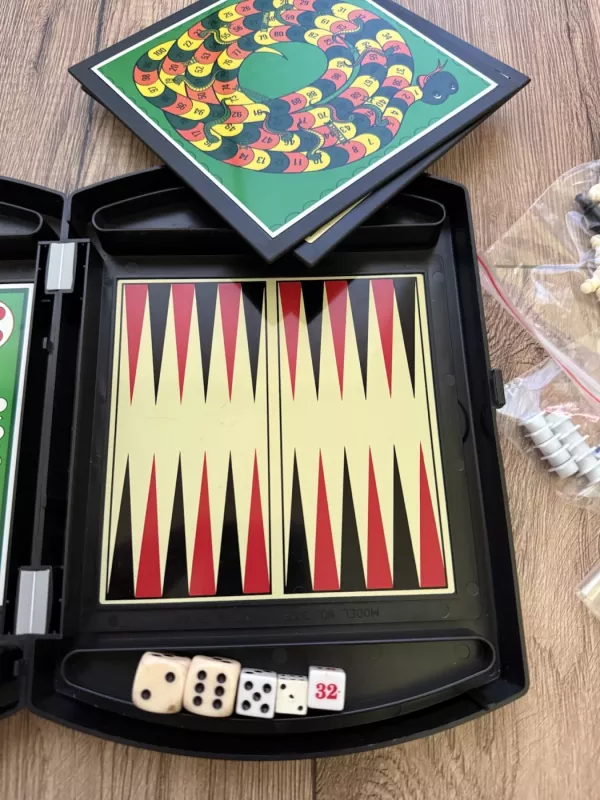 Retro kelioninis magnetinių žaidimų rinkinys - 8 žaidimai - , stalo žaidimas 4