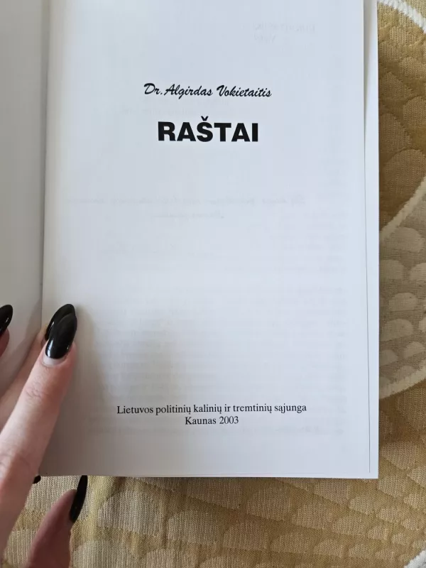 Dr.Algirdas Vokietaitis. Raštai - Gražina Vokietaitytė-Amonienė, knyga 5