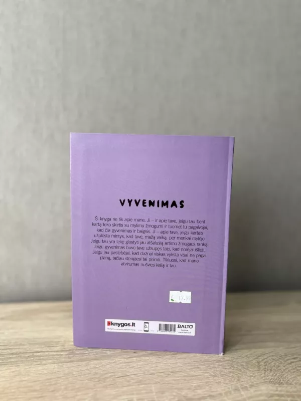 VYVENIMAS: pirmoji ir itin atvira Beatos Tiškevič knyga - Beata Tiškevič, knyga 3