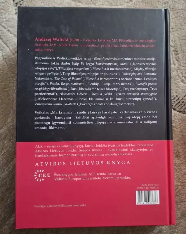 Marksizmas ir šuolis į laisvės karalystę: Komunizmo utopijos istorija - Andrzej Walicki, knyga 3