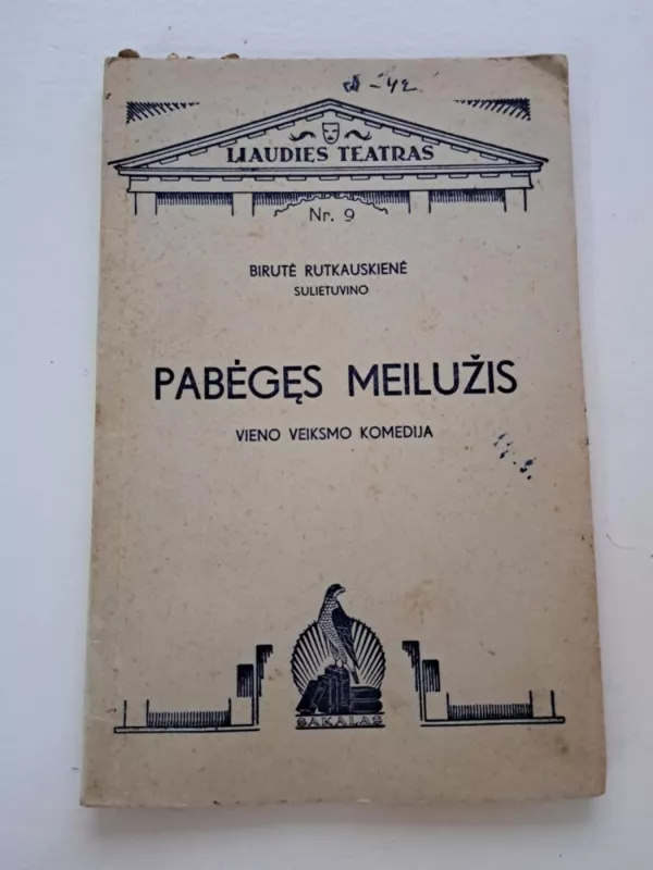 Pabėgęs meilužis - Birutė Rutkauskienė, knyga 2