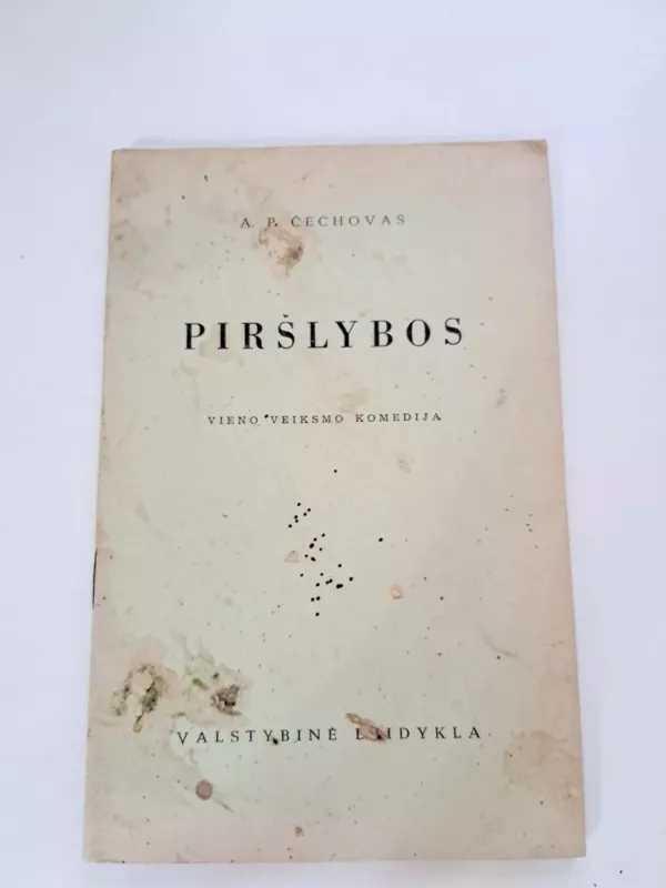 Piršlybos - A. P. Čechovas, knyga 2