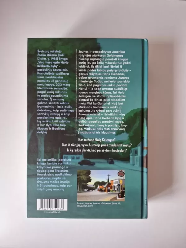 VISA TIESA APIE HARIO KVEDERO BYLĄ - Joėl Dicker, knyga 3