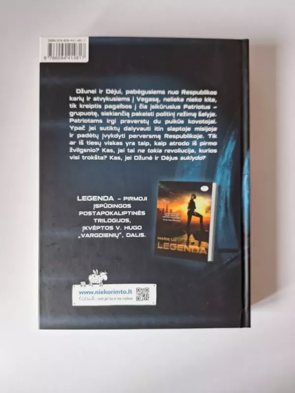 Šlovė - Marie Lu, knyga 3