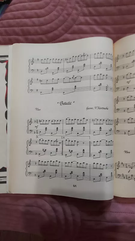 Muzika liaudies sceninio šokio pamokos - Lietuvos TSR kultūros ministerija, knyga 2