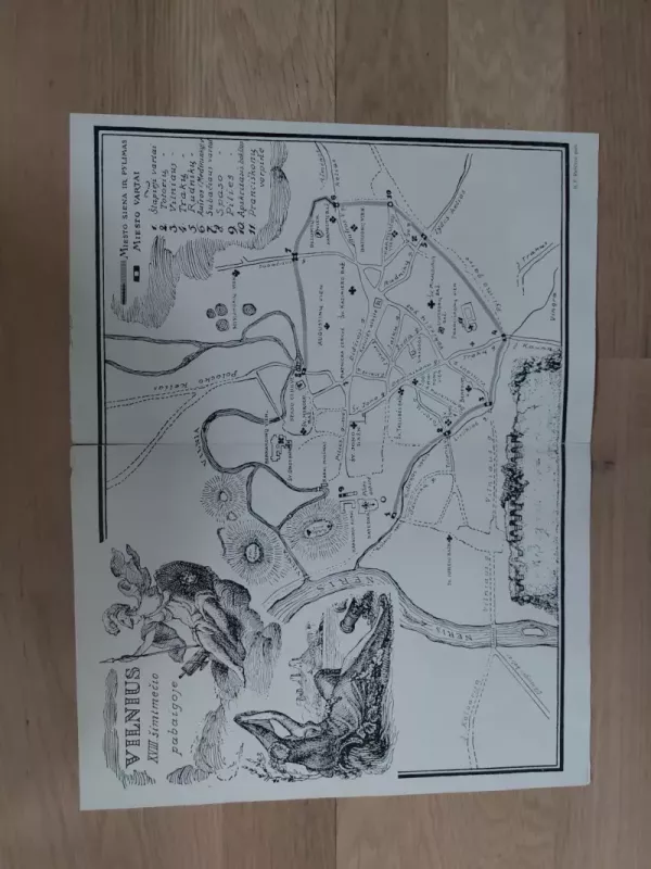 Albumas "Vilnius 1323-1923" su žemėlapiais - Kazys Binkis ir Petras Tarulis, knyga 5