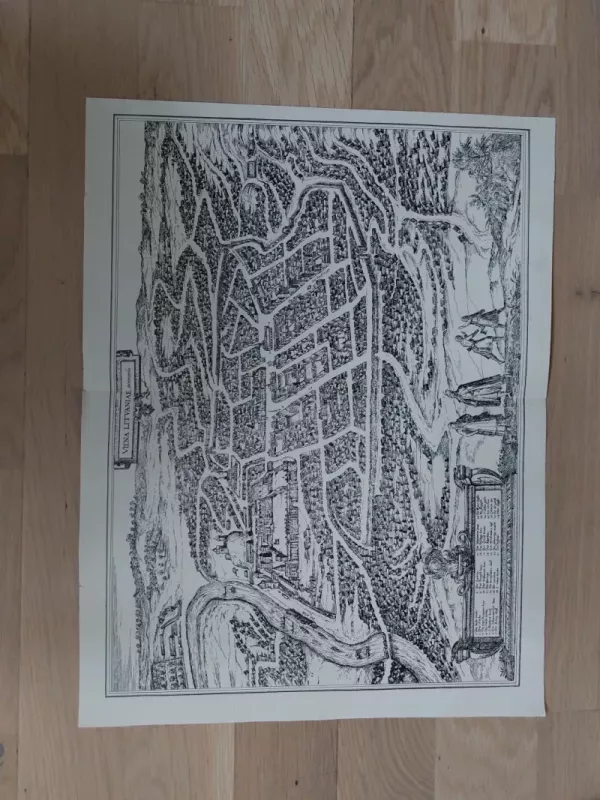 Albumas "Vilnius 1323-1923" su žemėlapiais - Kazys Binkis ir Petras Tarulis, knyga 4