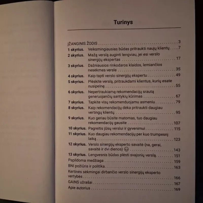 Verslo sinergijų efektas - Ivan Misner, knyga 3