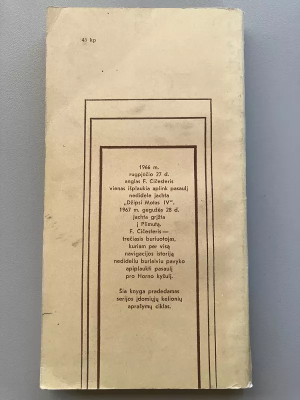 "Džipsi Motu" aplink pasaulį - Fransis Čičesteris, knyga 3