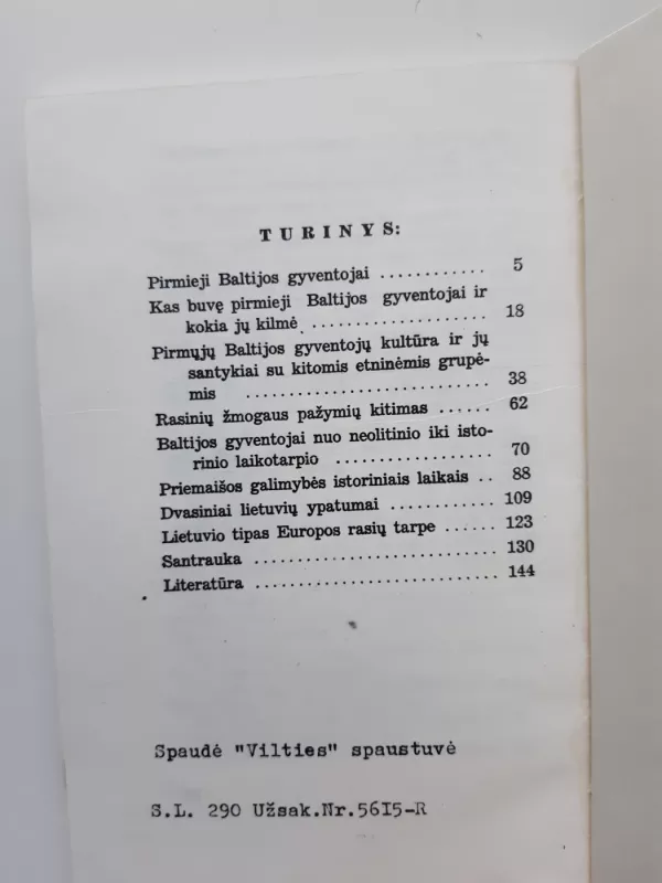 Lietuvių protėviai - J. Žilinskas, knyga 3