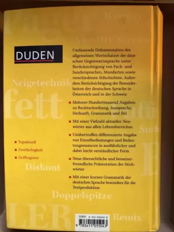 Duden Deutsches Universalworterbuch - Autorių kolektyvas, knyga 3