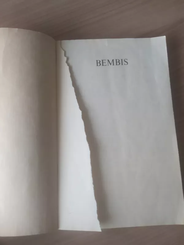 Bembis. Bembio vaikai - Feliksas Zaltenas, knyga 4