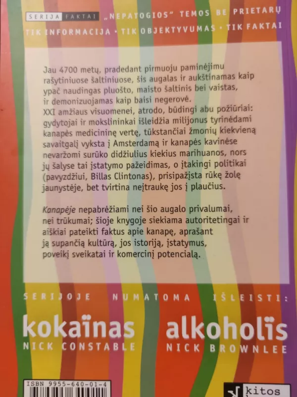 Kanapė - Nick Brownlee, knyga 3