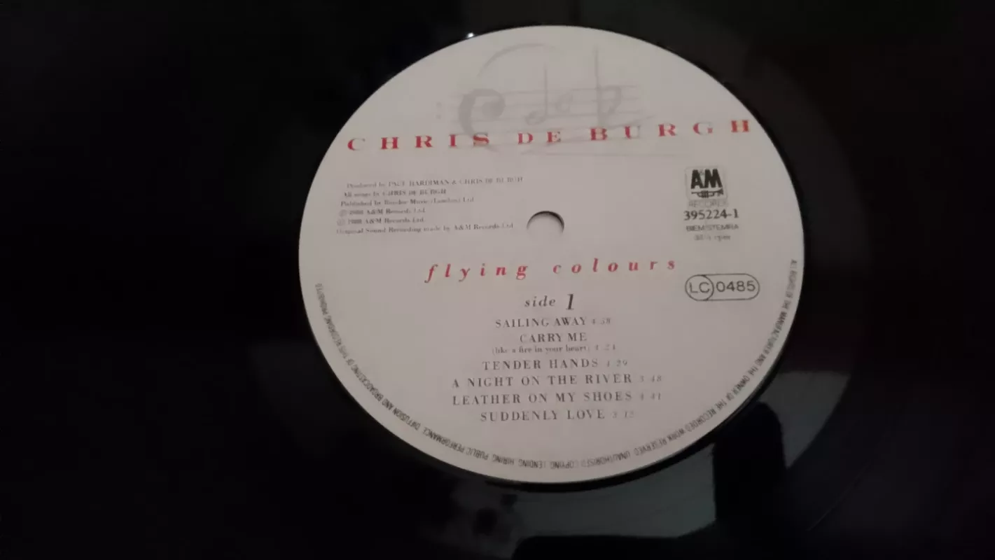 Flying Colours - Paul Harman& Chris de Burgh , plokštelė 4