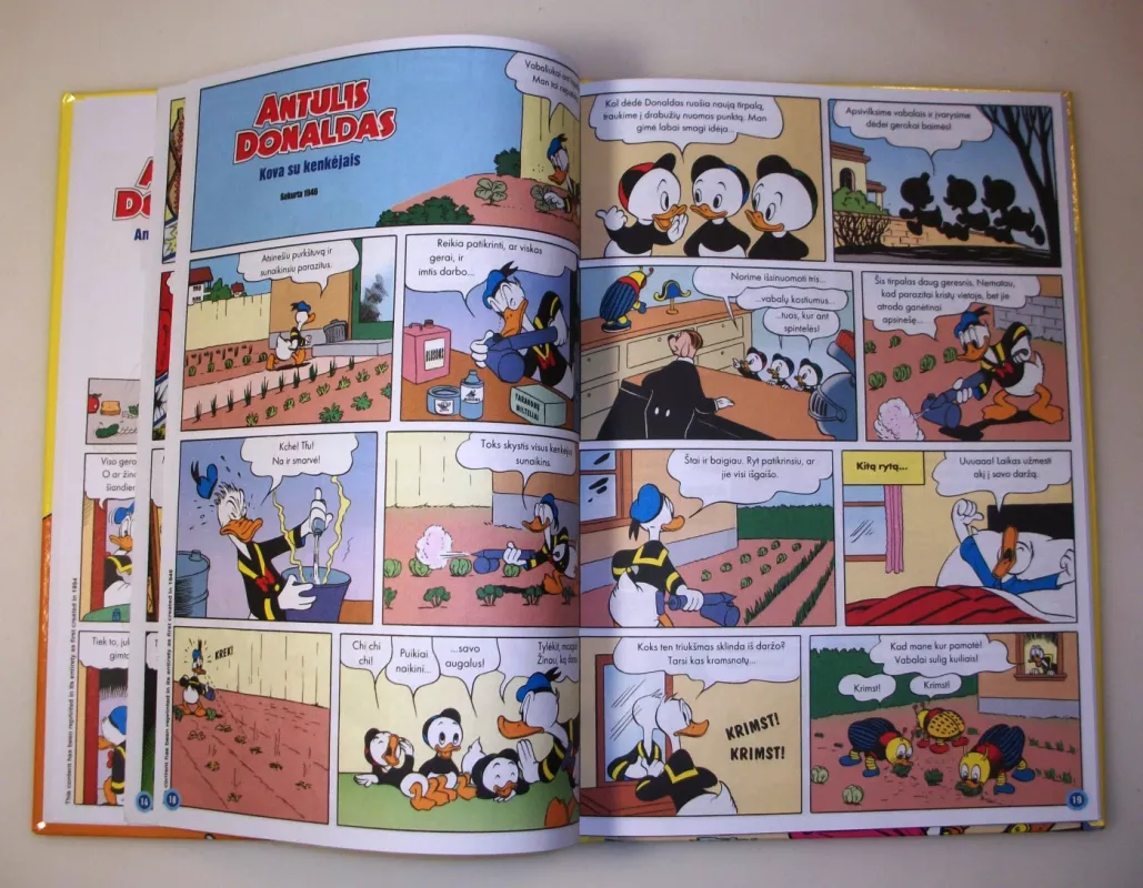 DONALDAS IR KITI. Senovės Graikijos mitai ir antinas, kurio nebuvo - Disney, knyga 6