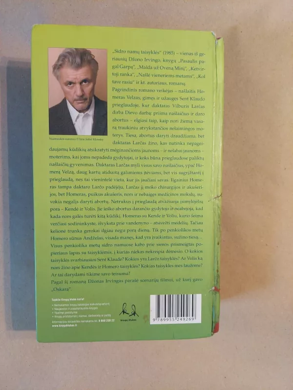 Sidro namų taisyklės - John Irwing, knyga 3