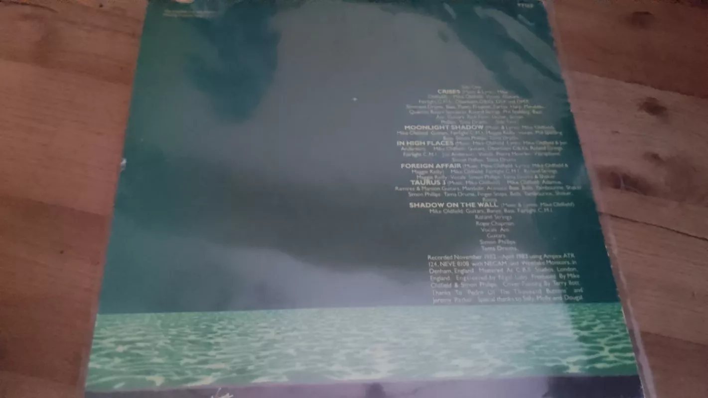 Mike Oldfield - Crises = Crisis - Mike Oldfield, plokštelė 3