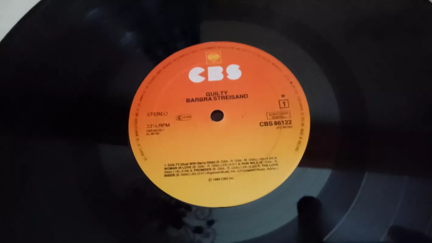 Guilty - Albhy Gluten & Karl Richardson , plokštelė 5