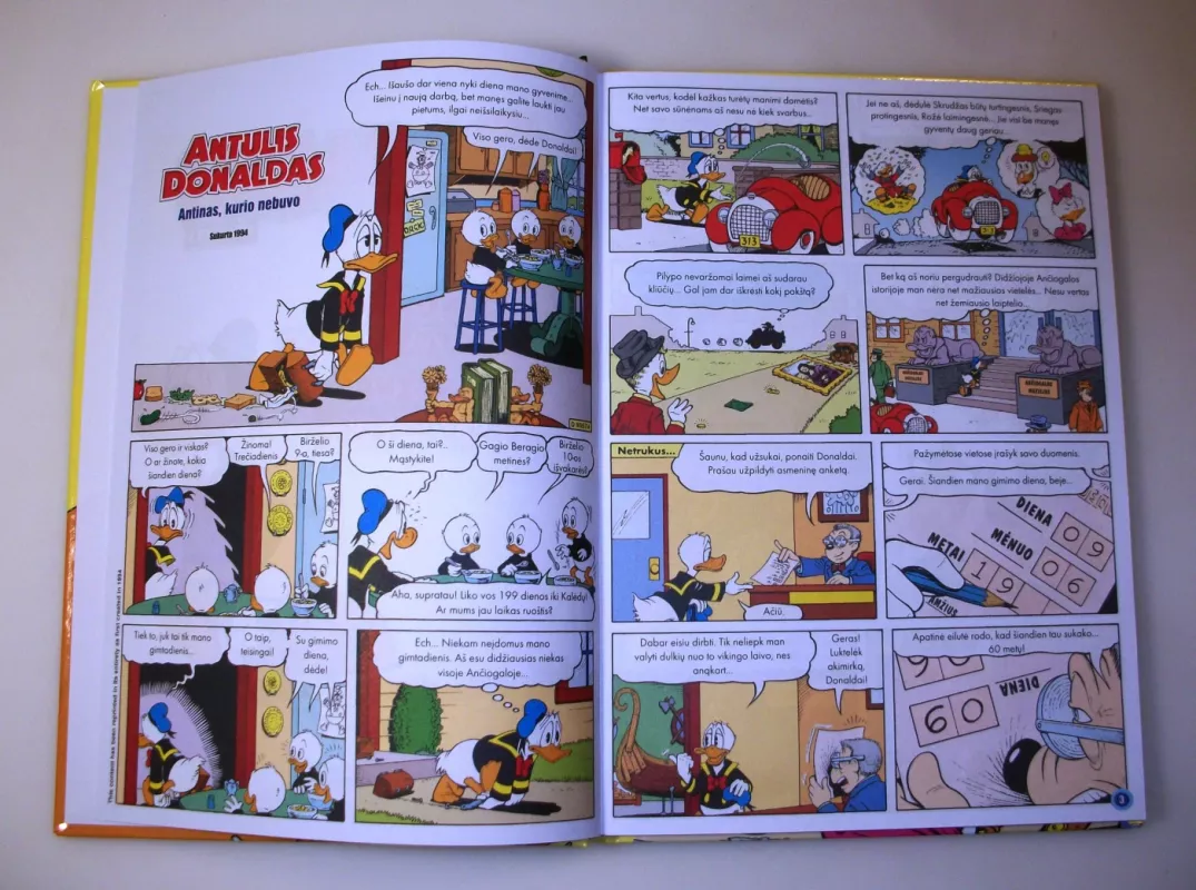 DONALDAS IR KITI. Senovės Graikijos mitai ir antinas, kurio nebuvo - Disney, knyga 5