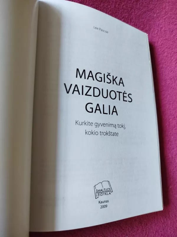Magiška vaizduotės galia (Nėra CD) - Lee Pascoe, knyga 3