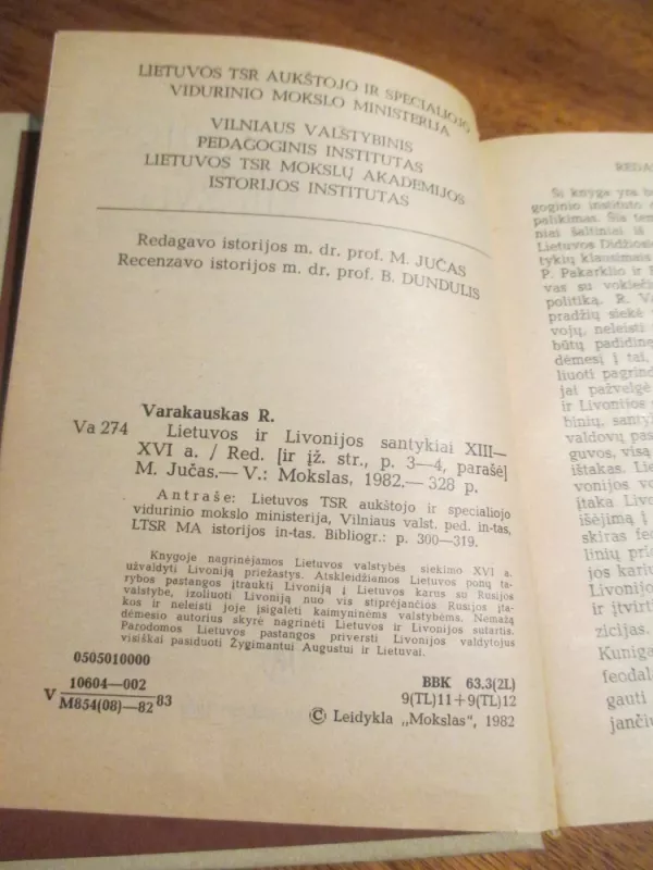 Lietuvos ir Livonijos santykiai XIII-XVI a. - Rokas Varakauskas, knyga 5