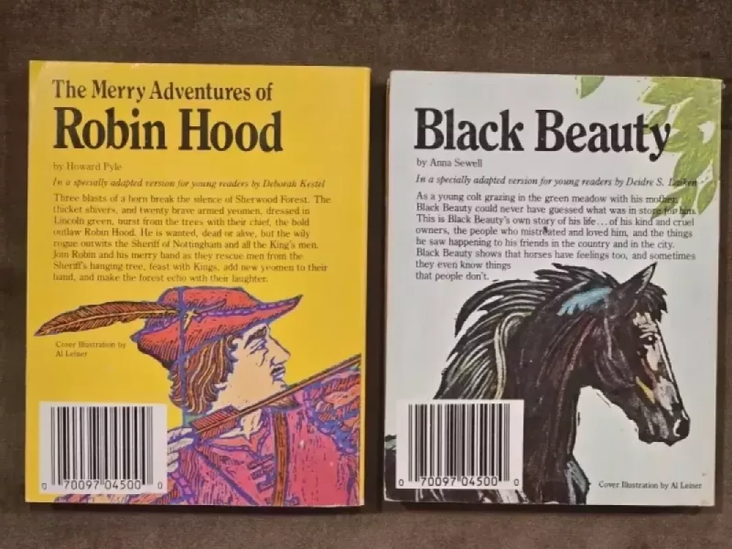 Robin Hood & Black Beauty - Howard Pyle Anna Sewell, knyga 3