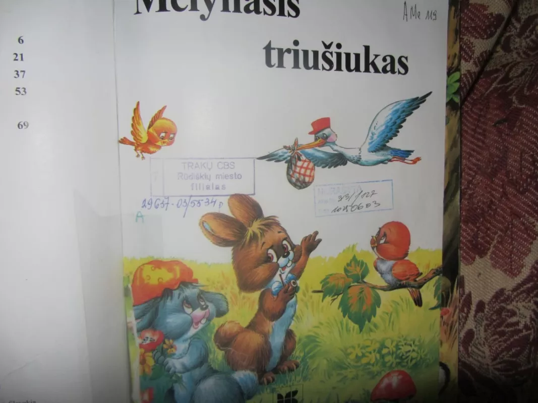 Mėlynasis triušiukas susipažįsta su pasauliu - J. Thomas-Bilstein, knyga 3