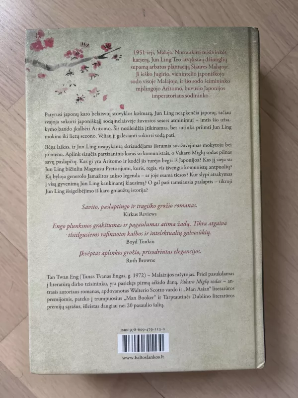 Vakaro Miglų sodas - Tan Twan Eng, knyga 4