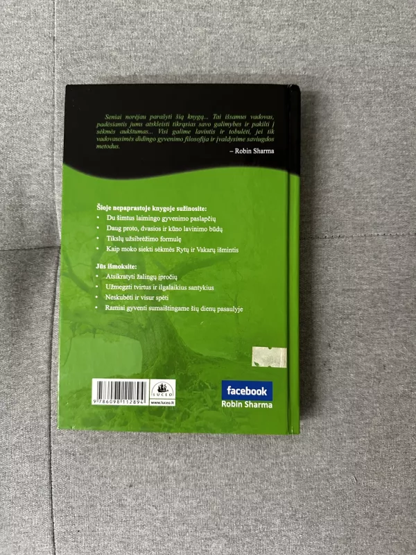 Nebijok gyventi! - Robin Sharma, knyga 3