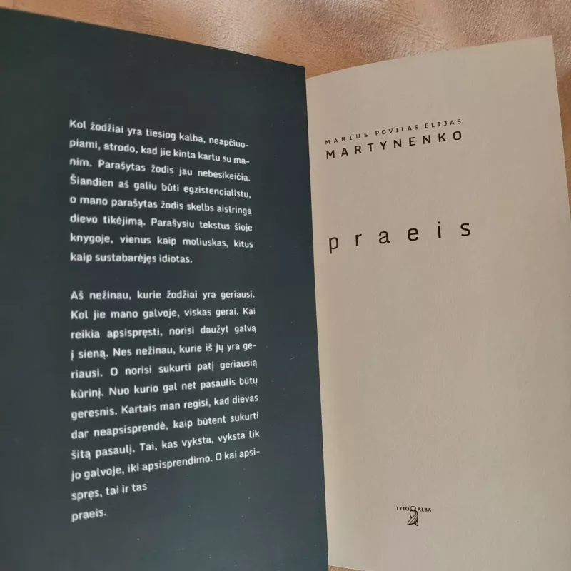 Praeis - Marius Povilas Elijas Martynenko, knyga 4
