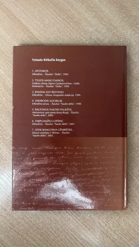 Ateik brangosna užmiršties - Vytautas Kirkutis, knyga 3