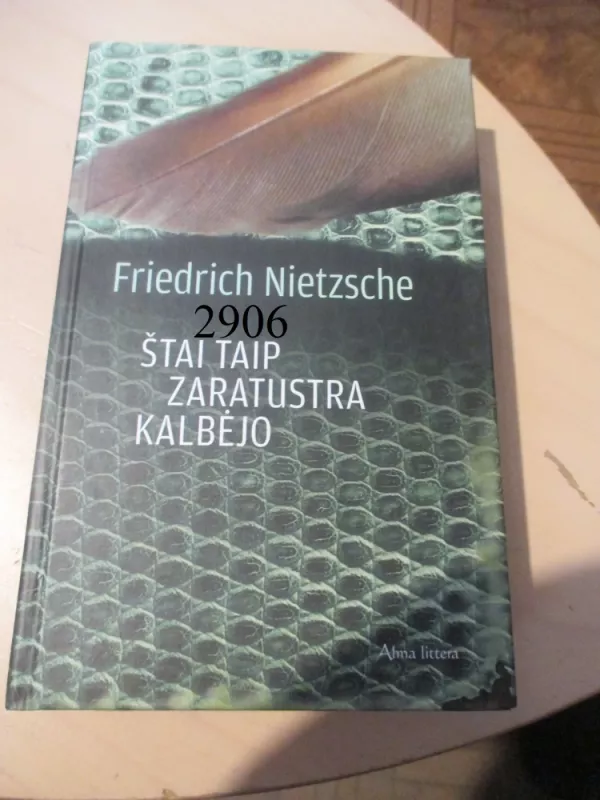 Štai taip Zaratustra kalbėjo - Friedrich Nietzsche, knyga 2