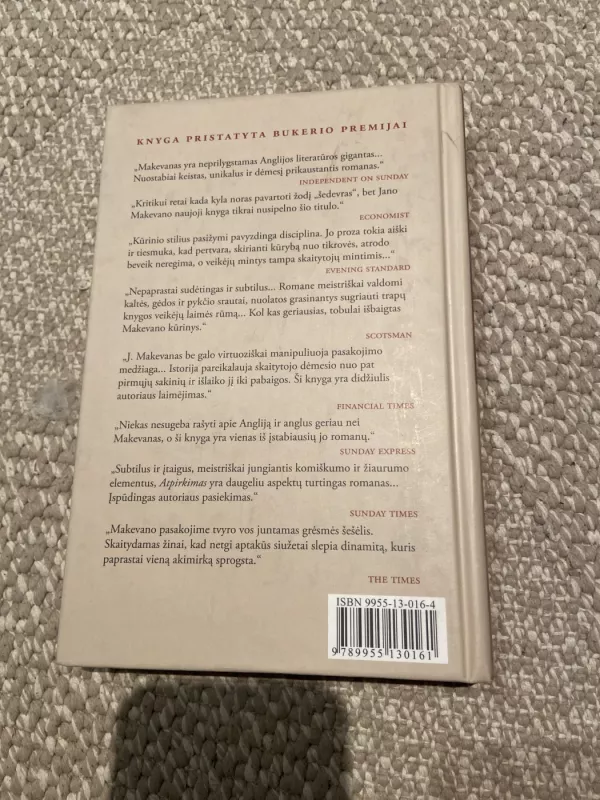 Atpirkimas - Ian McEwan, knyga 5