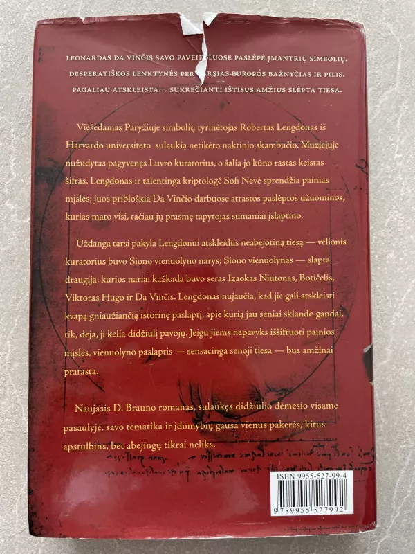 Da Vinčio kodas - Dan Brown, knyga 4