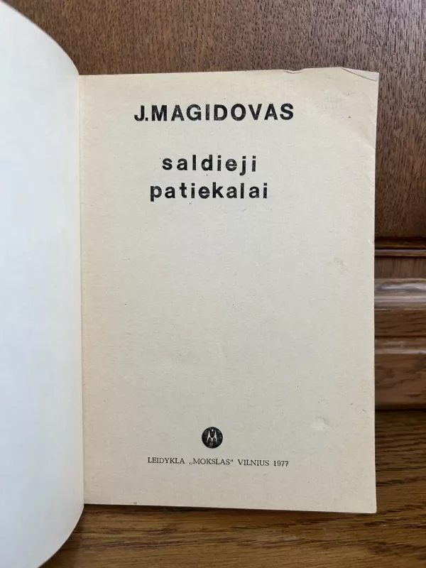 Saldieji patiekalai - J. Magidovas, knyga 3