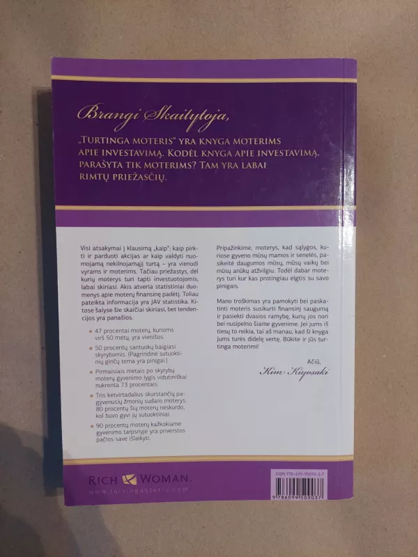 Turtinga moteris - Kim Kiyosaki, knyga 3