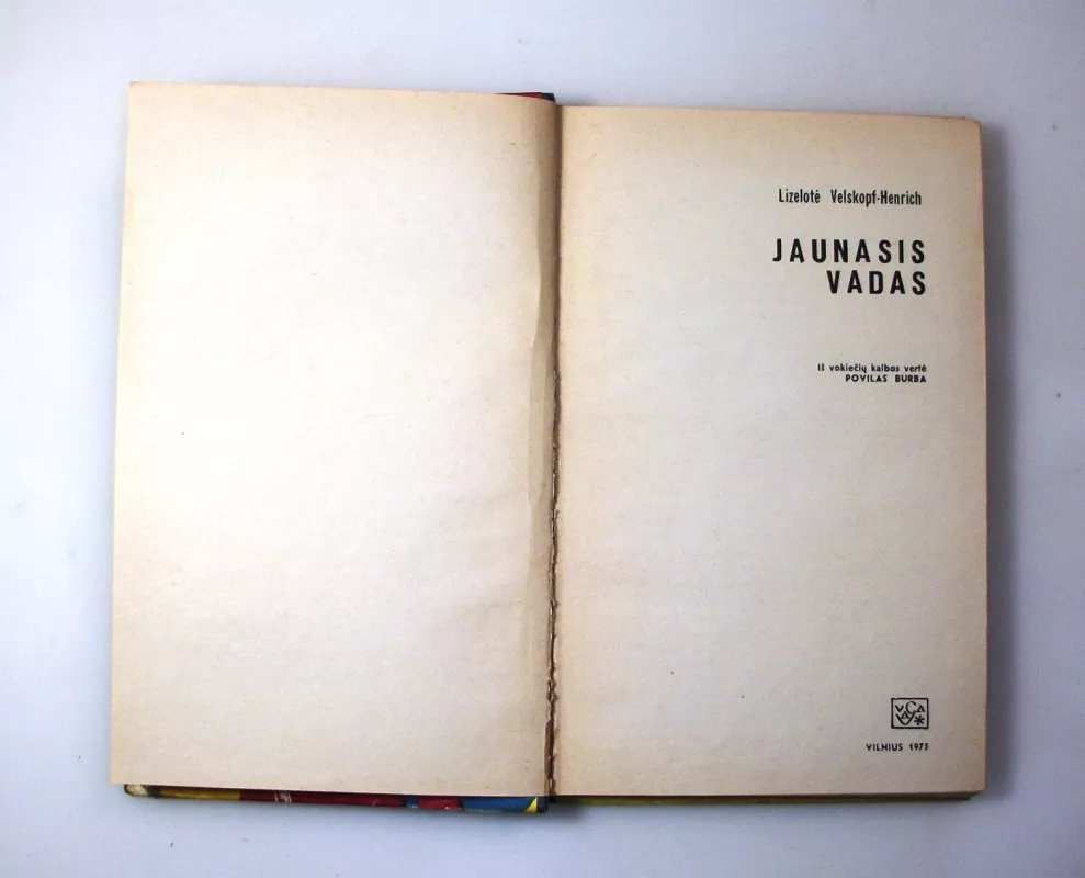 Jaunasis vadas - Lizelotė Velskopf-Henrich, knyga 5