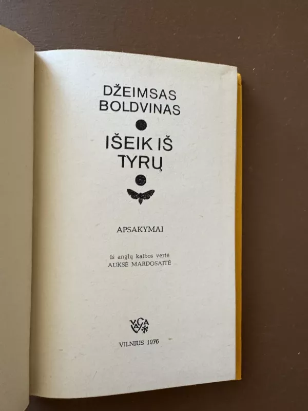 Išeik iš tyrų - Džeimsas Boldvinas, knyga 3