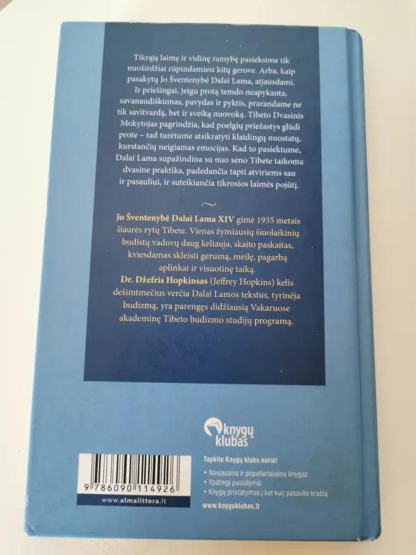 Atjauta ir Laimė - Dalai Lama, Jeffrey Hopkins, Dalai Lama, knyga 3