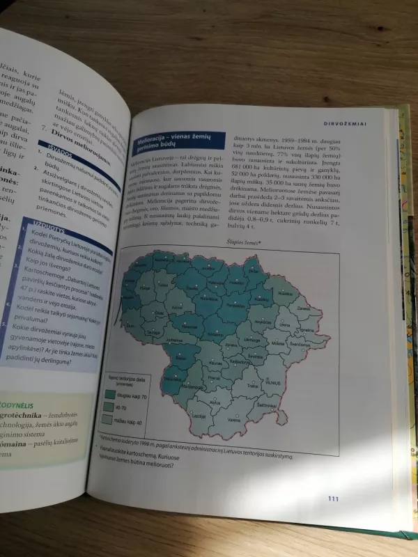 Lietuvos geografija 9 klasei - S. Vaitekūnas, knyga 6