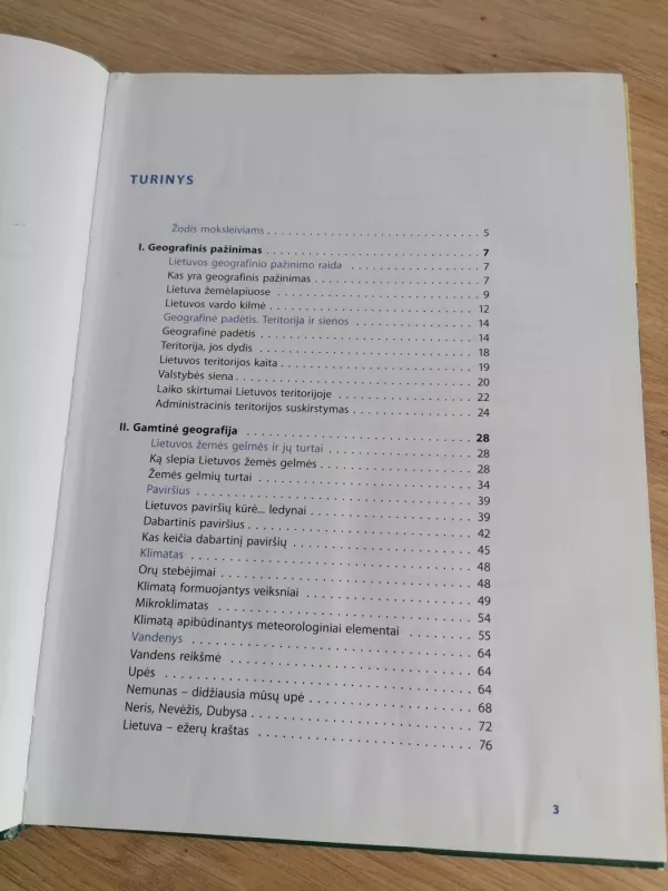 Lietuvos geografija 9 klasei - S. Vaitekūnas, knyga 4