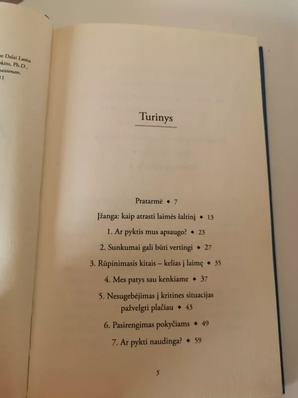 Atjauta ir Laimė - Dalai Lama, Jeffrey Hopkins, Dalai Lama, knyga 4