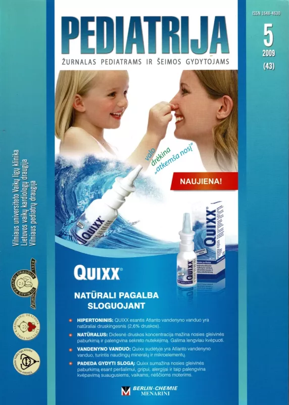 Pediatrija 2009/5 - Laimutė Vaidelienė, knyga 2