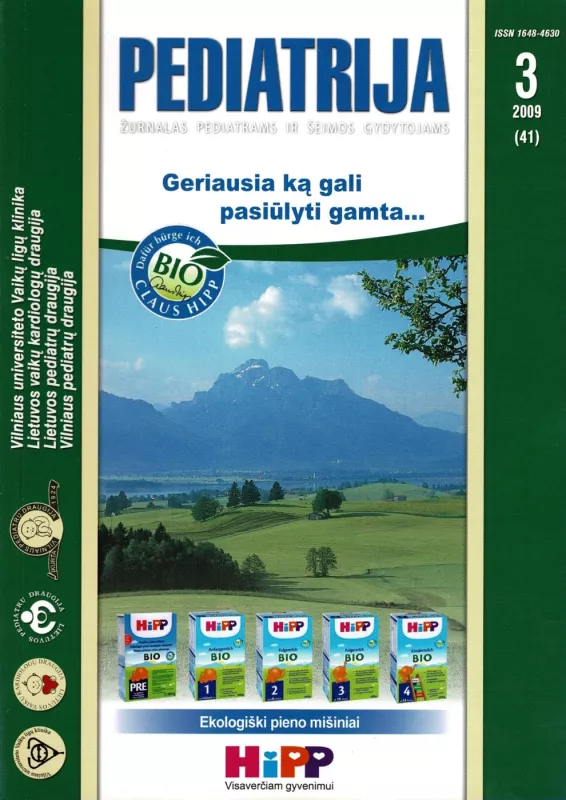 Pediatrija 2009/3 - Nijolė-Dalia Bakšienė, knyga 2