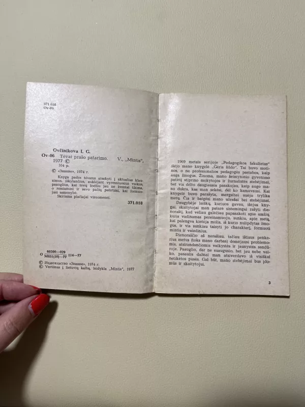 Tėvai prašo patarimo - Irina L. Ovčinikova, knyga 3